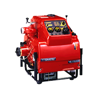 เครื่องสูบน้ำดับเพลิง ชนิดหาบหาม ยี่ห้อ TOHATSU รุ่น VC72AS ( AUTO CHOKE )