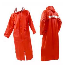 ชุดกันฝนแบบคลุมพลาสติก2หน้าซิปกระดุมมีแถบ