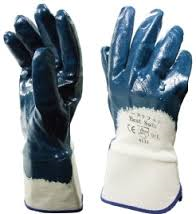 ถุงมือผ้าฝ้ายเคลือบยางไนไตร