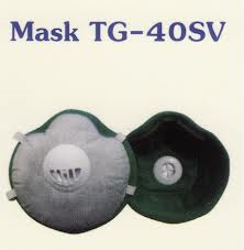 หน้ากากป้องกันฝุ่นละอองและสารเคมี รุ่น TG - 40SV