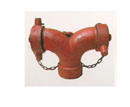 ข้อต่อแยกทางน้ำประปาดับเพลิงรูปตัว T แบบเกลียว