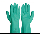 ถุงมือไนไตรสีเขียว