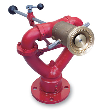 แท่นปืนฉีดน้ำดับเพลิงรูปหัวใจ