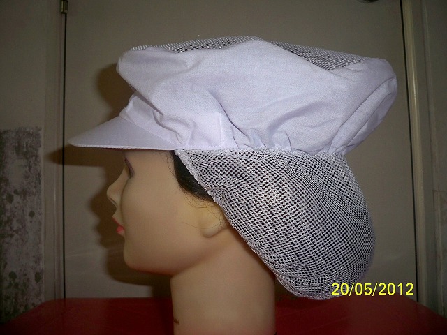 หมวกแก๊ปคลุมผม แบบ ติดเน็ด