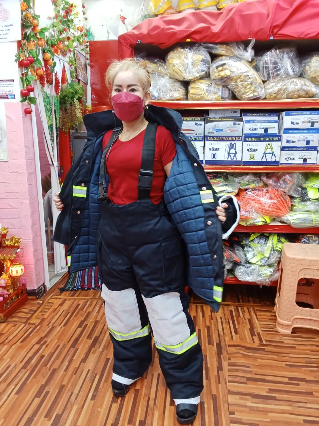 ชุดดับเพลิง ผ้า 3 ชั้น